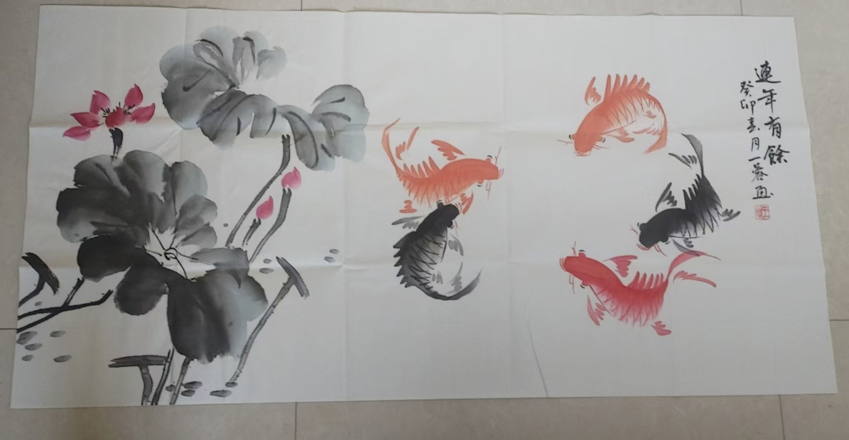 王一蓉《连年有余》-嘉诚艺术