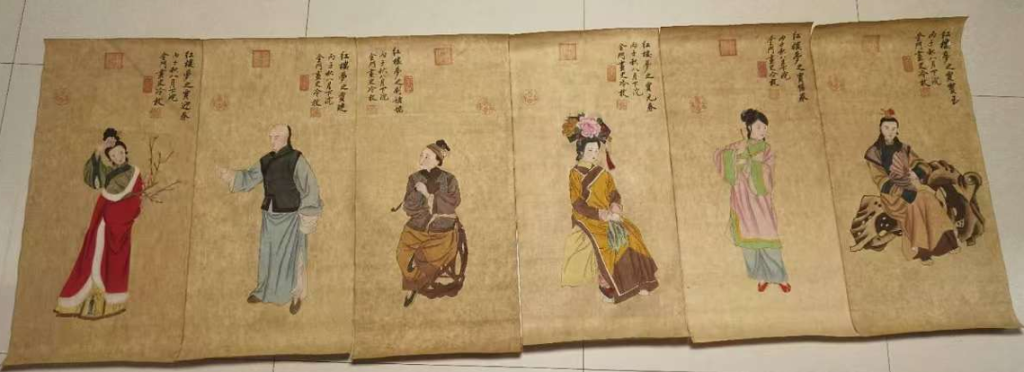 图片[2]-冷枚《人物图》十二条屏-嘉诚艺术