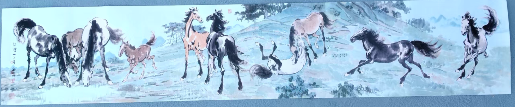 图片[1]-徐悲鸿《骏马图》-嘉诚艺术