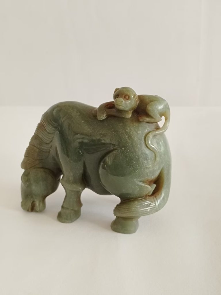 图片[2]-田青玉马上封侯摆件-嘉诚艺术