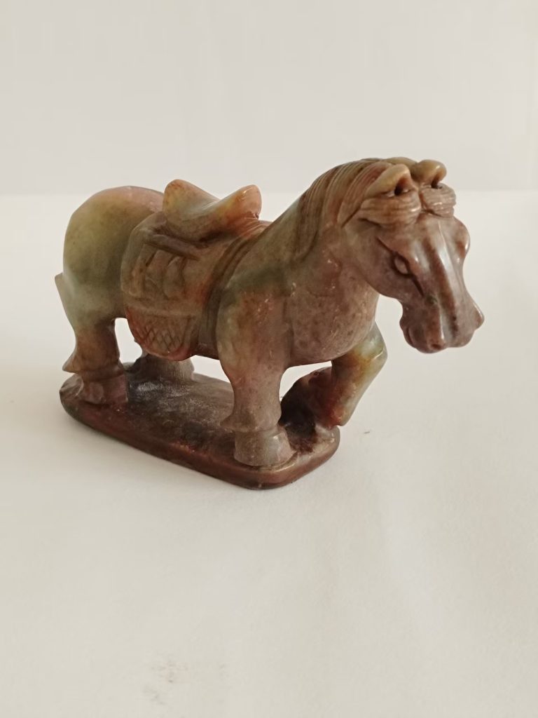 图片[2]-和田玉立马摆件-嘉诚艺术