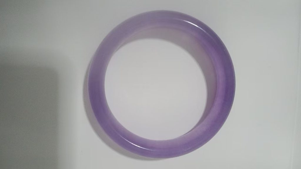 图片[1]-翡翠《紫罗兰手镯》-嘉诚艺术