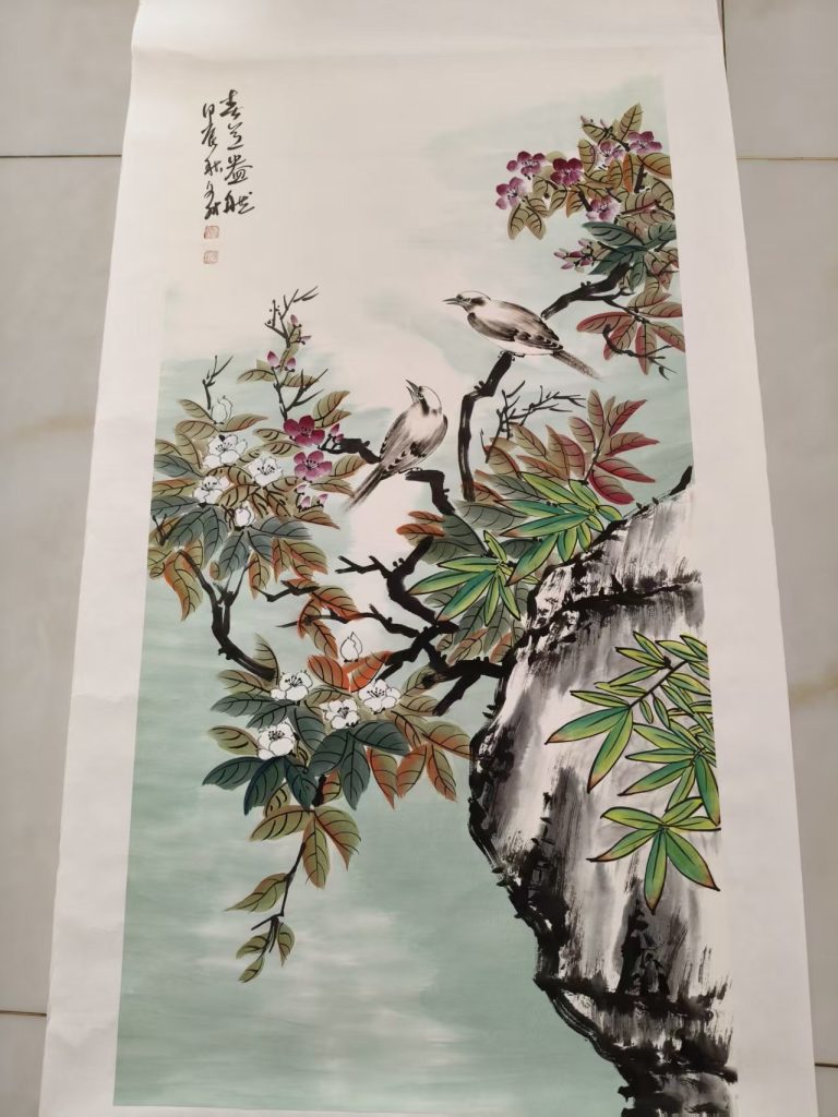 图片[1]-赵文斌《春意盎然》-嘉诚艺术