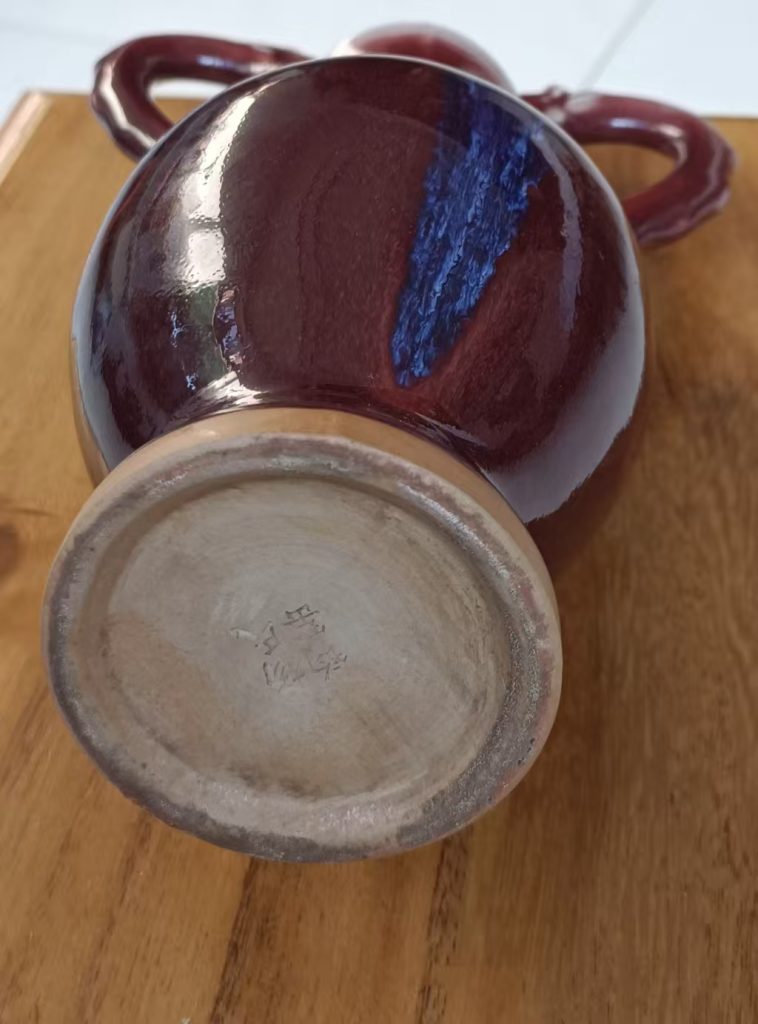 图片[2]-钧窑《双龙耳瓷釉瓶》-嘉诚艺术