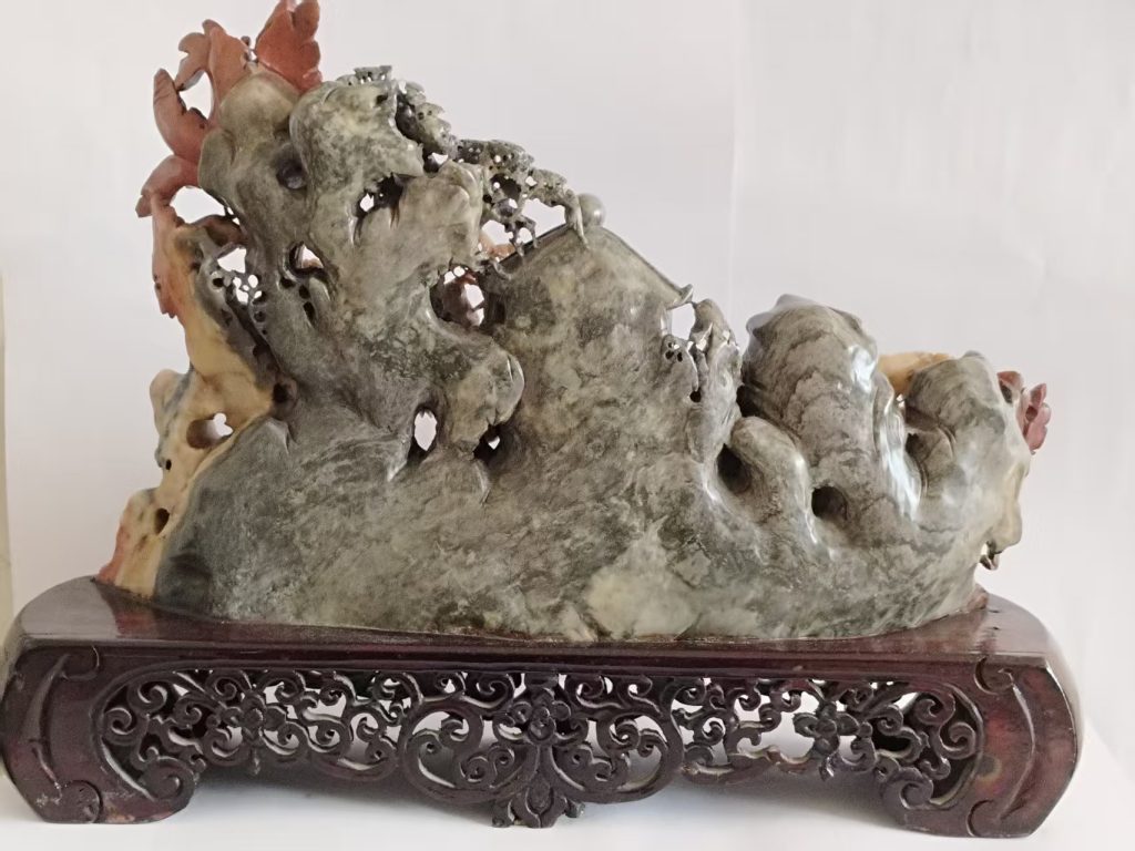 图片[2]-寿山芙蓉石《五子登科摆件》-嘉诚艺术