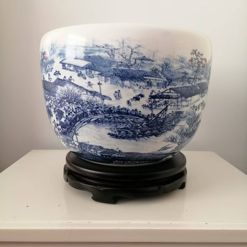 图片[1]-王锡良，王采《清明上河图大师缸》-嘉诚艺术