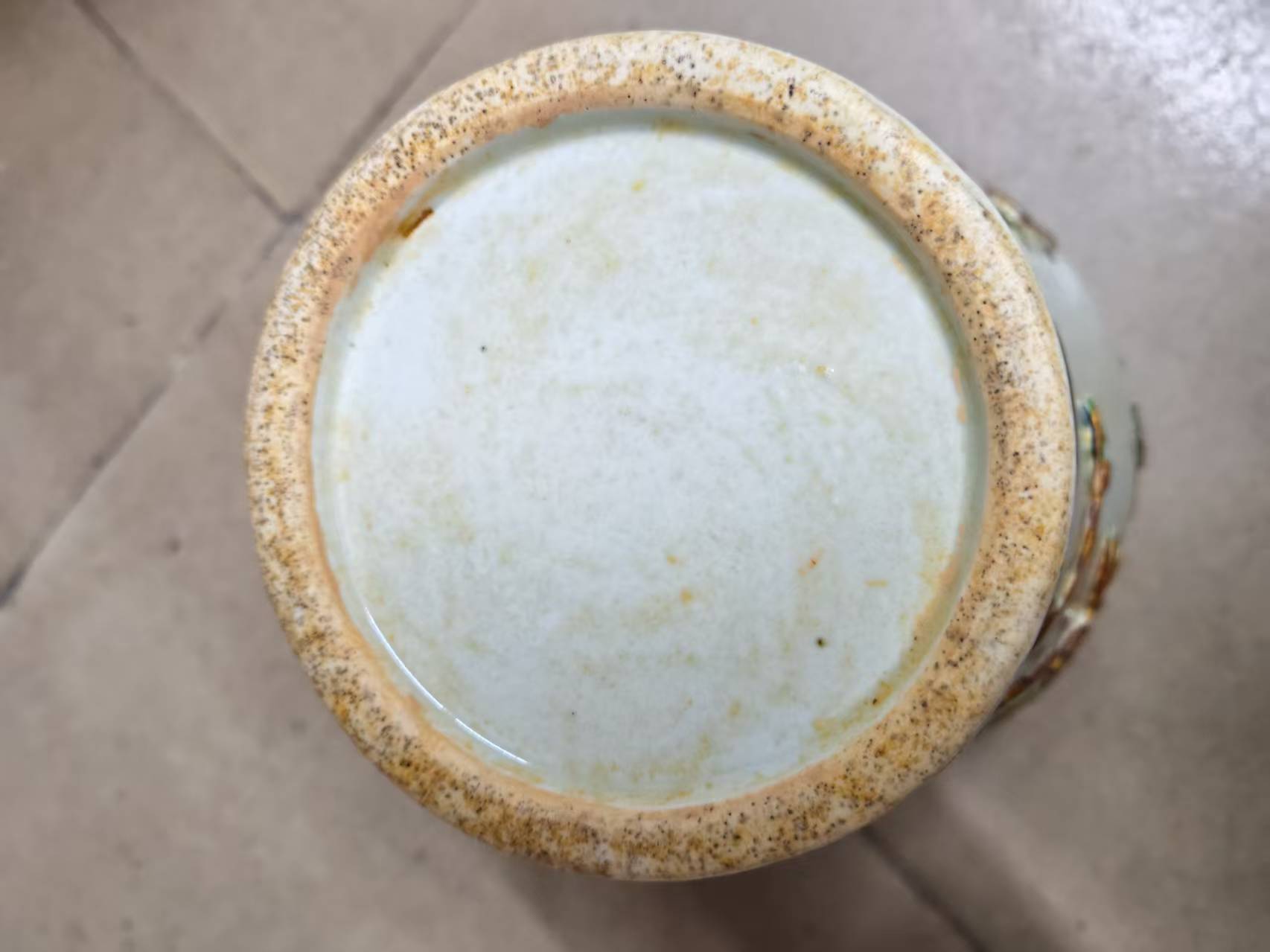 宣德年制《五彩描金浮雕花鸟梅瓶》