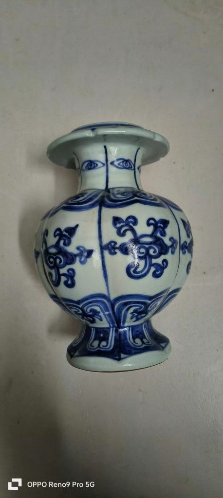 图片[1]-宣德年制《青花石榴尊》-嘉诚艺术