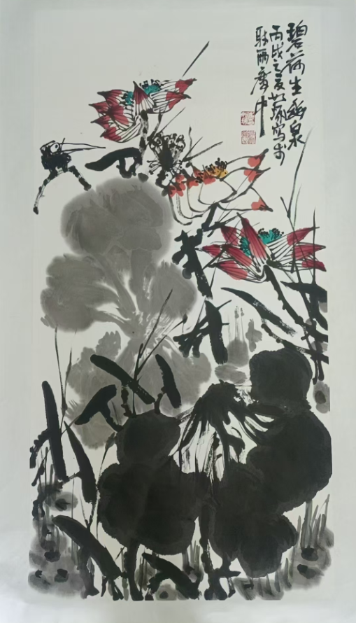 崔如琢《荷韵图》-嘉诚艺术