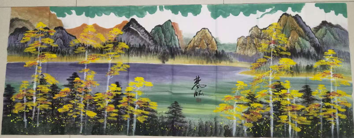 林风眠《山水图》-嘉诚艺术