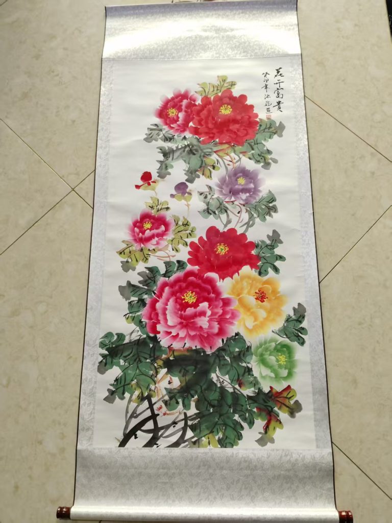 图片[1]-张海龙《花开富贵图》-嘉诚艺术