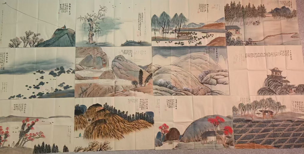 齐白石《石门二十四景图》