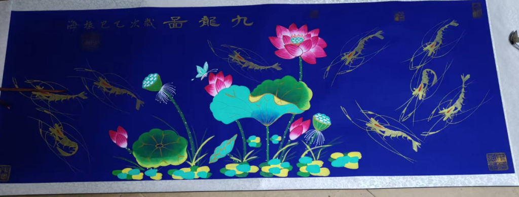 图片[1]-薛振海《九龙图》-嘉诚艺术