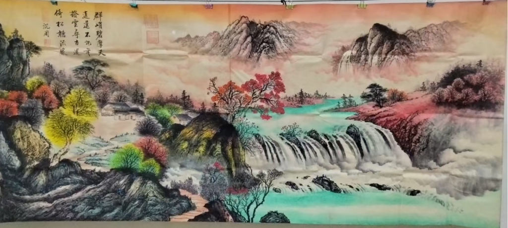 图片[1]-沈周《山水图》-嘉诚艺术