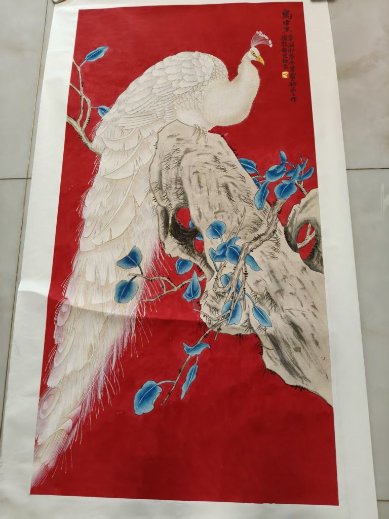 图片[1]-郑月华《鸟中王》-嘉诚艺术