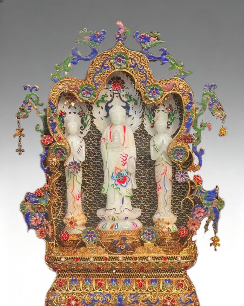 图片[1]-和田玉金丝法朗彩-嘉诚艺术