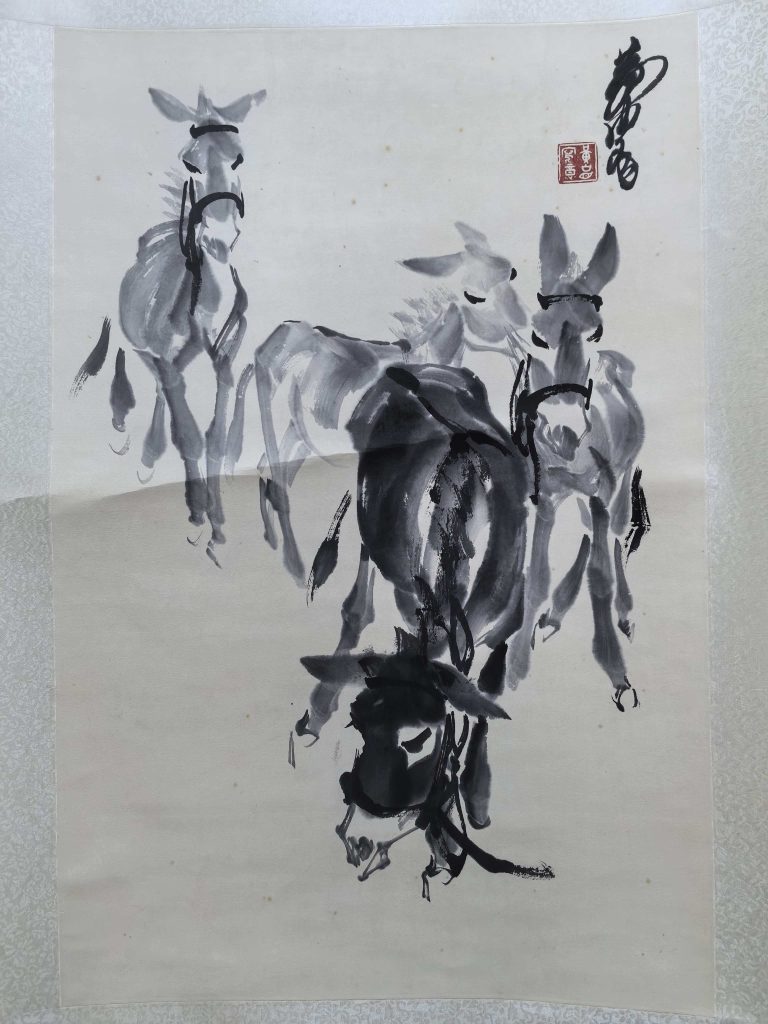 图片[1]-黄胄《群驴图》-嘉诚艺术