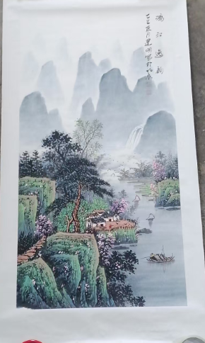 童建明《漓江逸韵》-嘉诚艺术