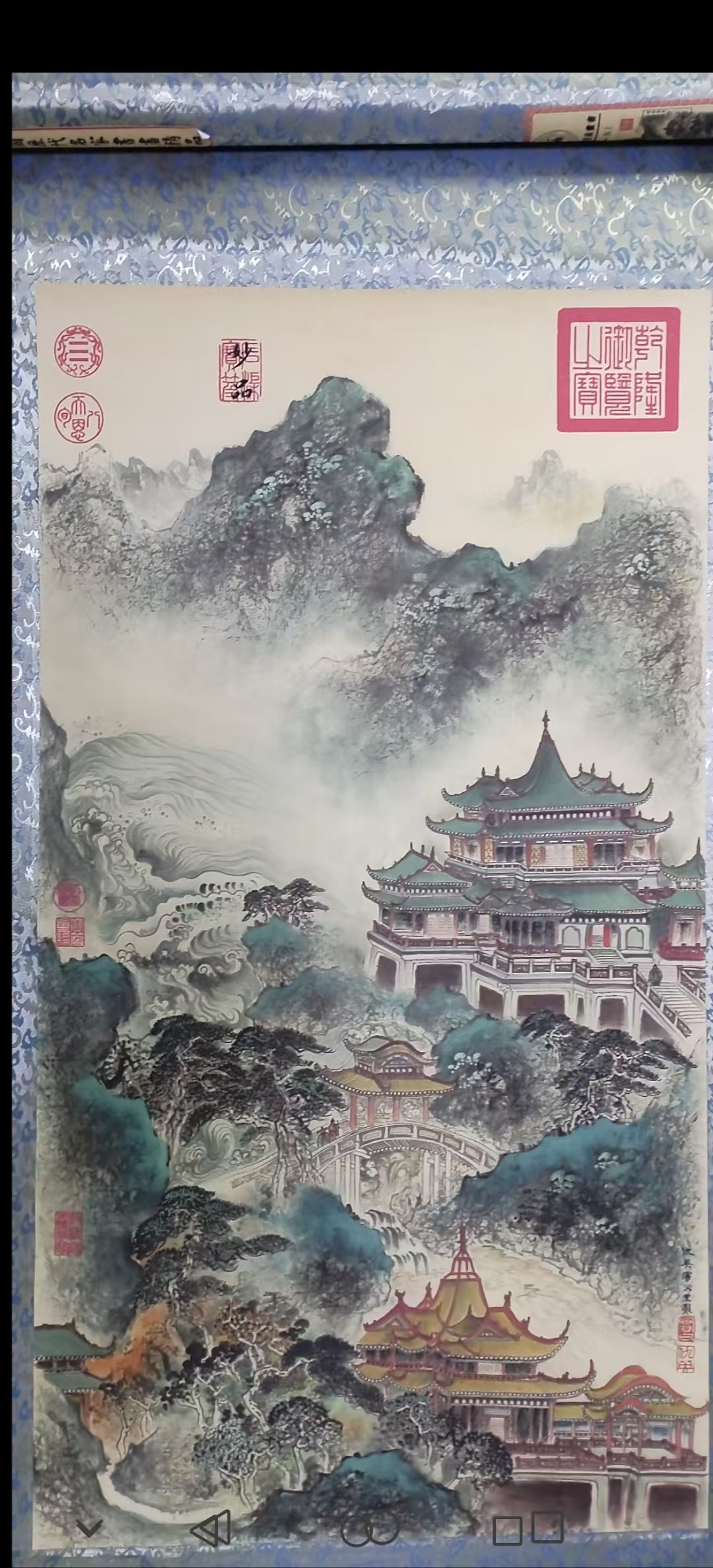 仇英《蓬莱仙境图》-嘉诚艺术