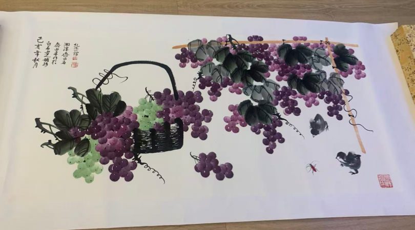 齐由来《葡萄》-嘉诚艺术