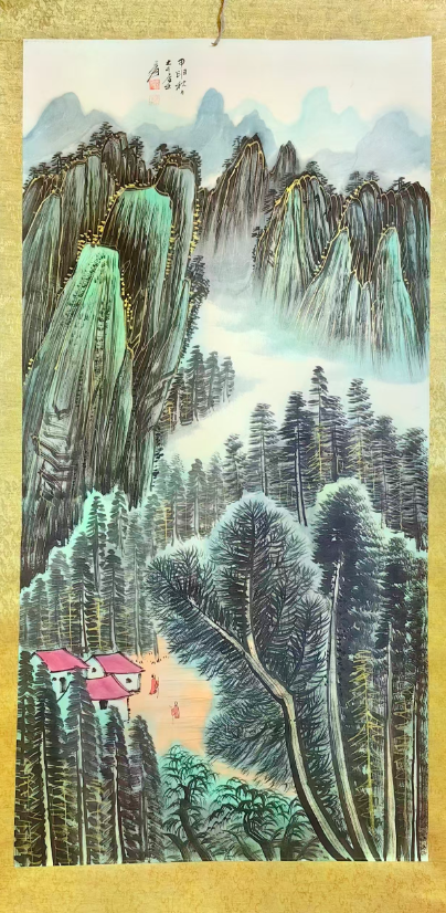 张大千《山水图》-嘉诚艺术