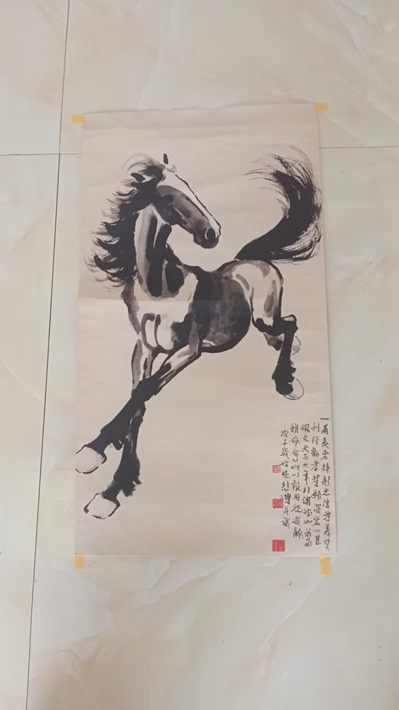 图片[1]-徐悲鸿《奔马图》-嘉诚艺术