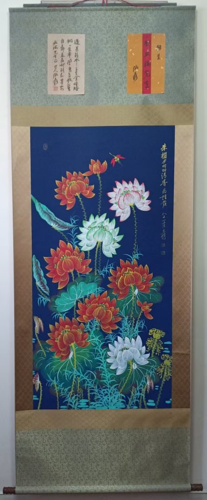 图片[1]-张大千《花鸟图》-嘉诚艺术