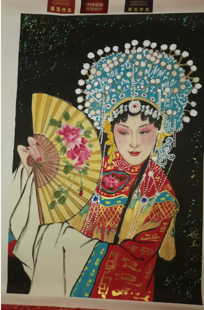 宁婉玉《人物图》-嘉诚艺术