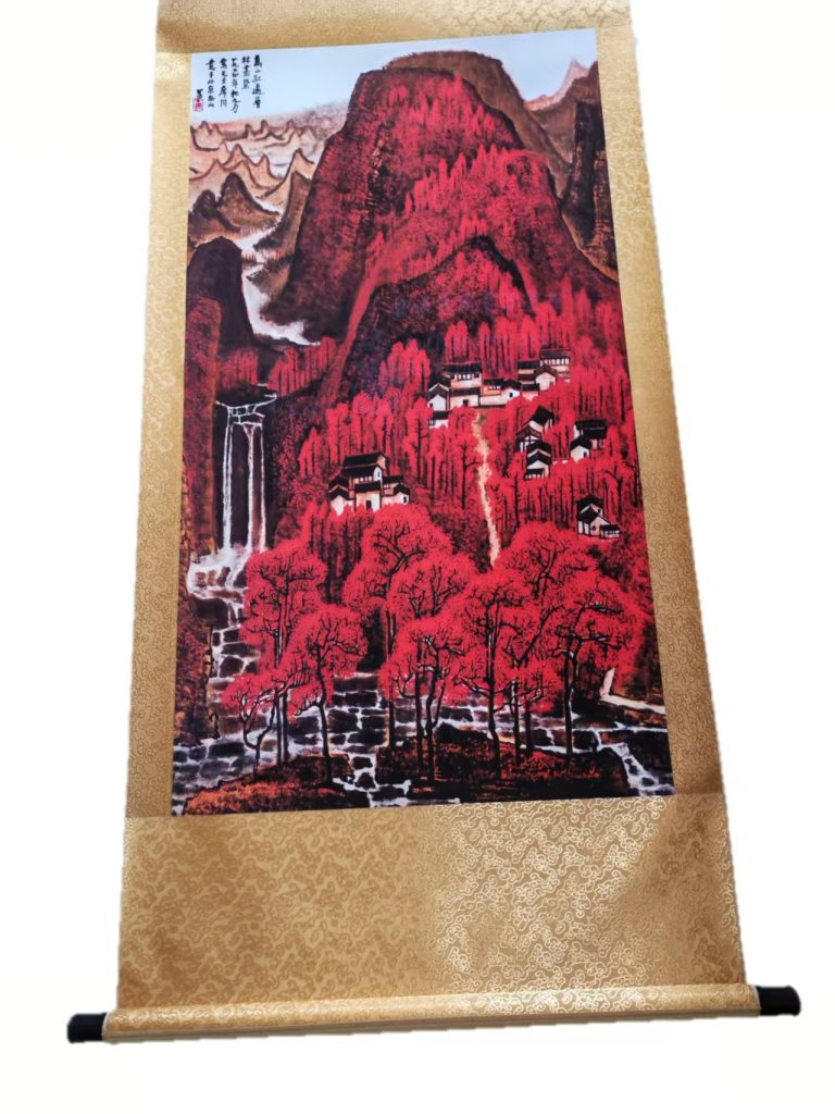 图片[1]-李可染《万山红遍》-嘉诚艺术