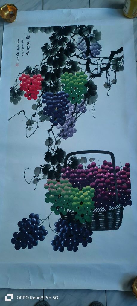 图片[1]-陈浩《硕果飘香》-嘉诚艺术