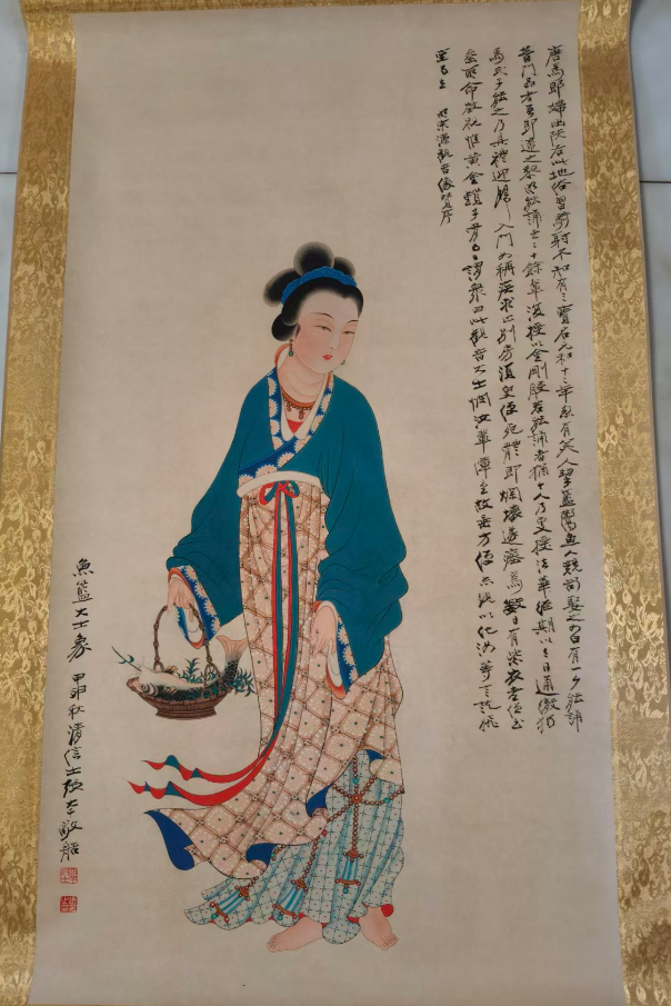 张大千《玉女丹心》-嘉诚艺术