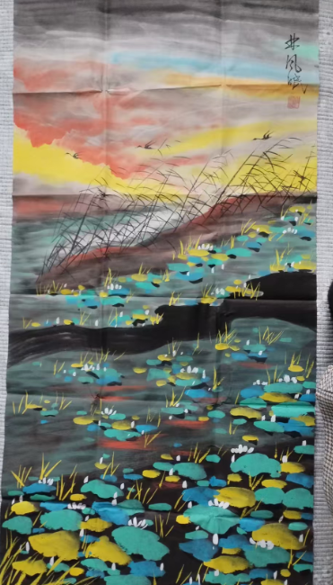 林风眠《荷香图》-嘉诚艺术