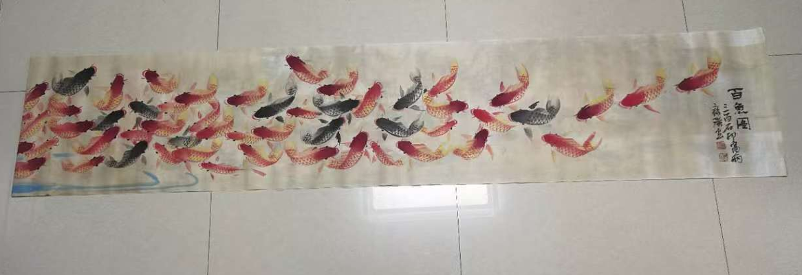 齐白石《百鱼图》-嘉诚艺术