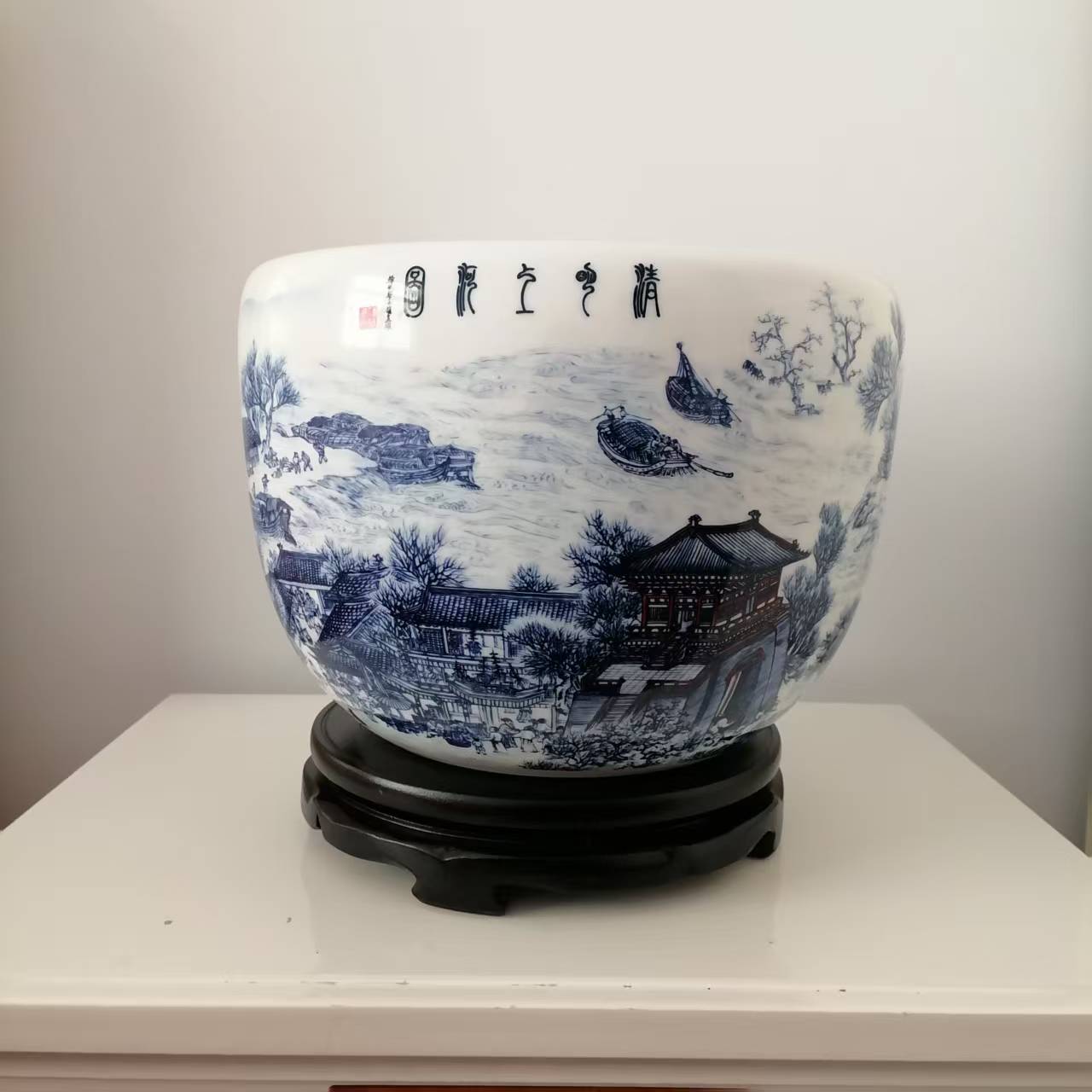 王锡良，王采《清明上河图大师缸》-嘉诚艺术