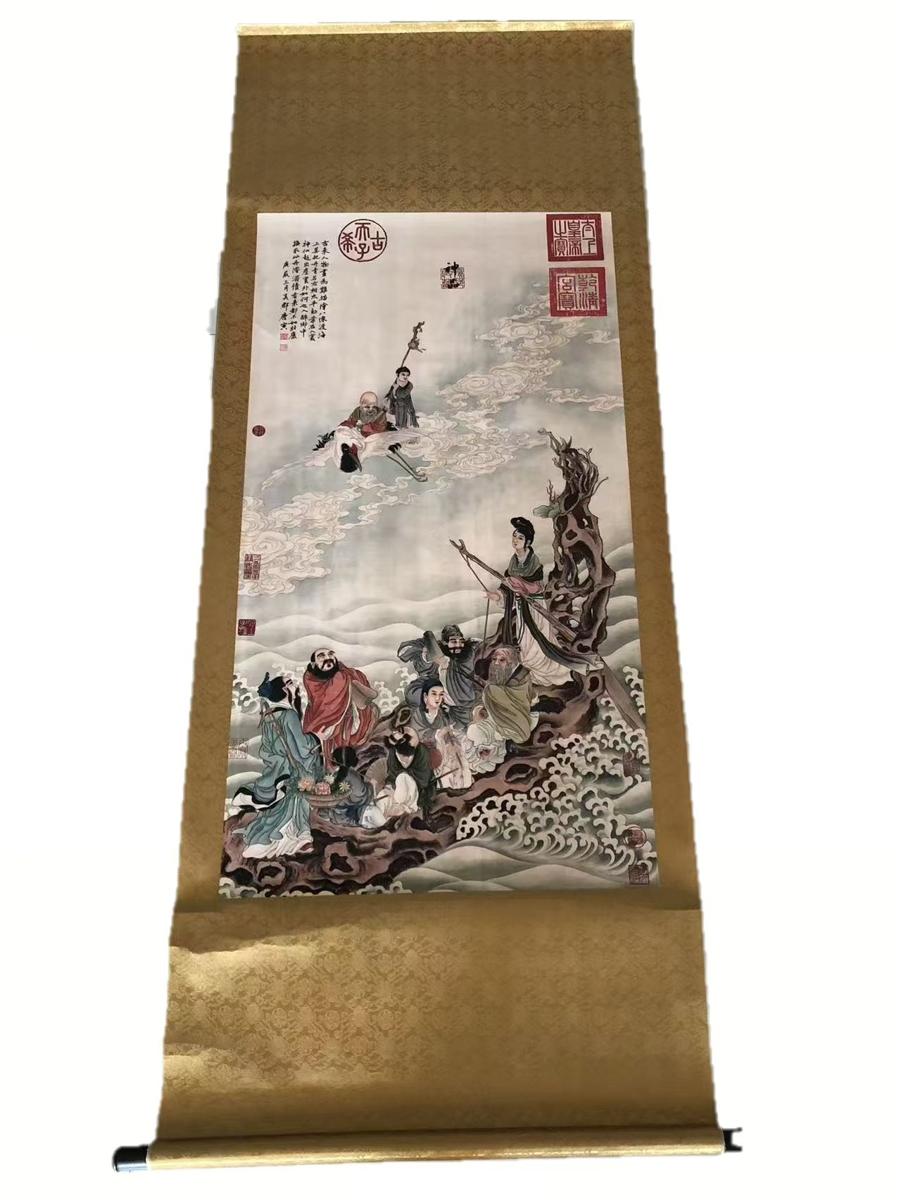 唐寅《八仙过海图》-嘉诚艺术