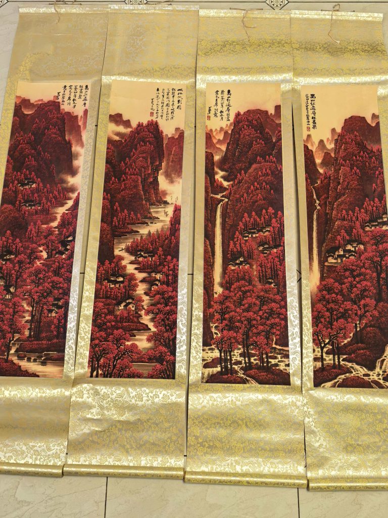 图片[1]-李可染《万山红遍》-嘉诚艺术