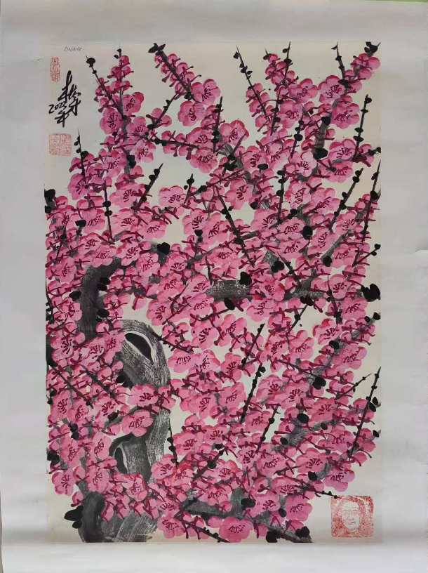 杜宝才《梅花图》-嘉诚艺术