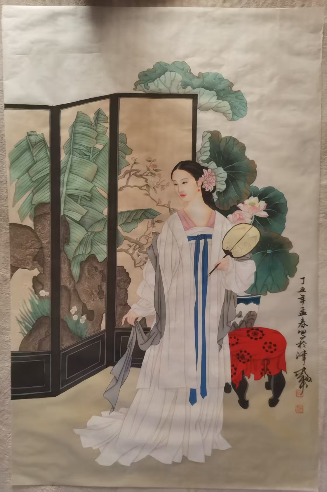 何家英《美女图》-嘉诚艺术