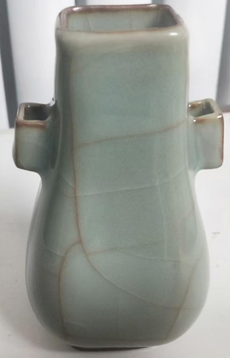 官窑《方口贯耳瓶》-嘉诚艺术