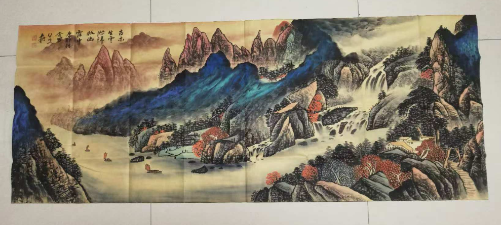 张大千《山水画》-嘉诚艺术