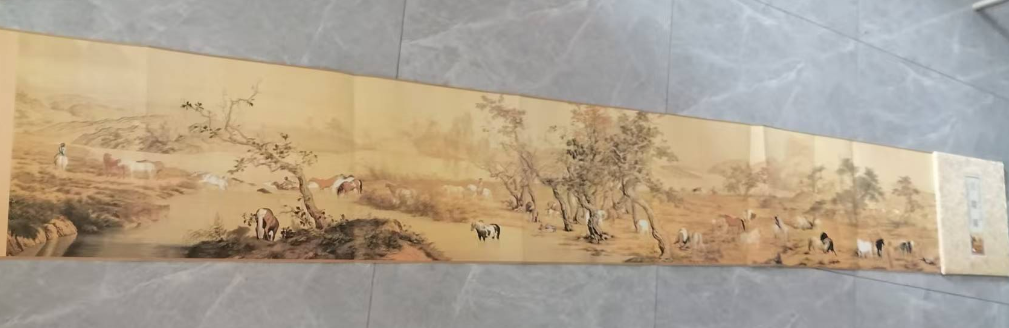 郎世宁《百骏图》-嘉诚艺术