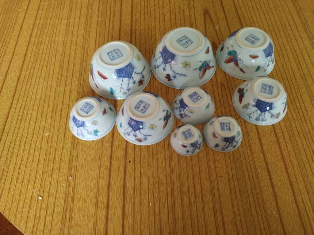 图片[2]-成化年制《青花花卉杯》-嘉诚艺术