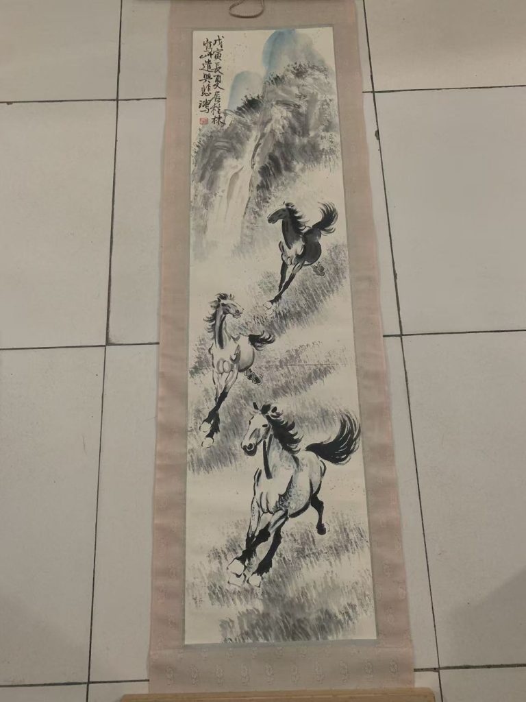 图片[1]-徐悲鸿《奔马图》-嘉诚艺术