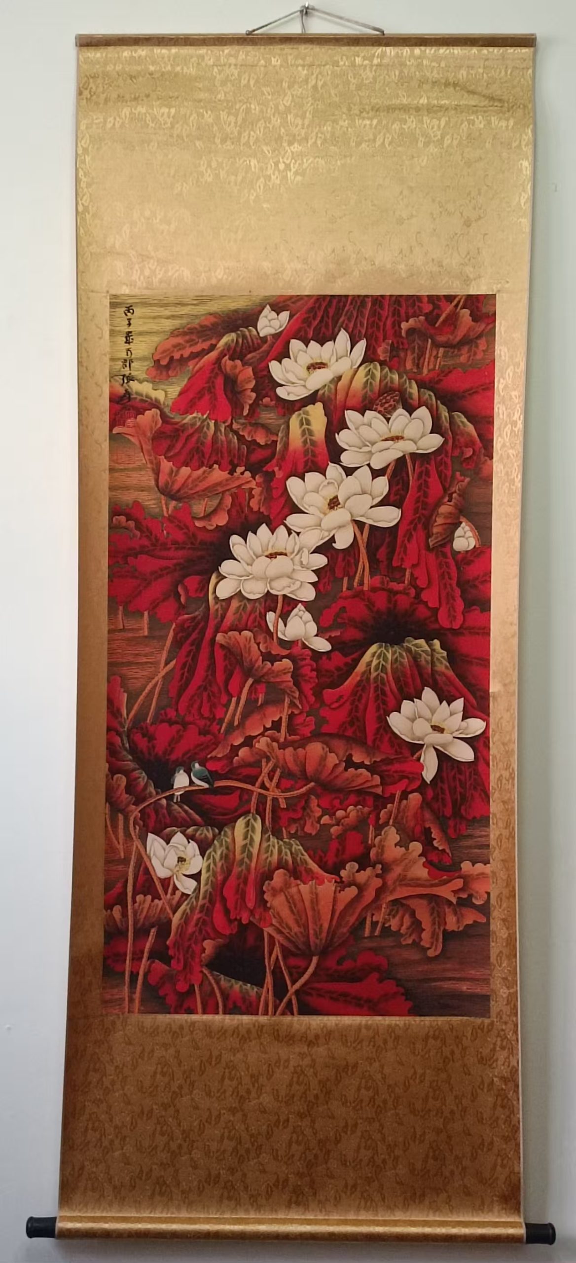 张大千《荷花图》-嘉诚艺术